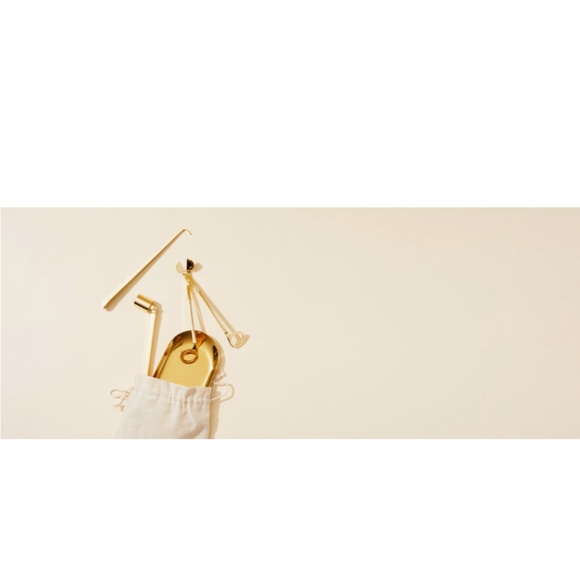 GOLD CANDLE CARE KIT! 4 PIECE SET - Picture 2 of 2